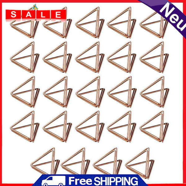 Creative Triangle Shape Paper Clip Special-Shaped for Business Card (01)
