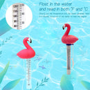 Pool Floating Thermometer Cute Cartoon Flamingo Shaped Temperature Gauge