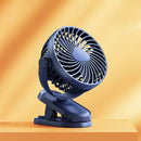 Quiet 1200mAh 5W Outdoor Travel 5V 1A Lazy Portable USB Summer Cooling Clip Fan
