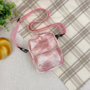 Fashion PU Leather Flap Clutch Women Tie Dyeing Phone Casual Shoulder Bags