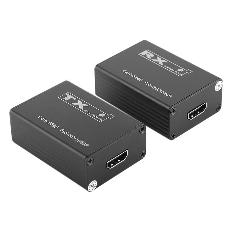 30m Wired HDMI-compatible Transmitter Receiver 1080P Splitter Adapter for C