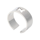 Butterfly Open Couple Ring Stainless Steel Lover Wedding Rings Men Women Jewelry