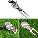 Golf Green Repair Tool Ball Marker Putting Fork Groove Cleaner M8U1 Pitch S7Q4