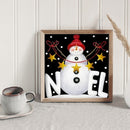 Diamond Painting Christmas Round Rhinestone Wall Picture Decor