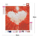 5D DIY Full Drill Square Diamond Painting Heart Tree Cross Stitch Embroider