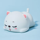 Silicone LED Night Light Cartoon Bear Touch Pat Remote Control Color Lamp