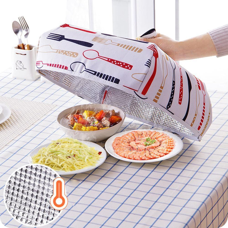 Reusable Kitchen Food Cover Keep Food Warm Folding Aluminum Foil Cover