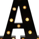Letters LED Night Lights Alphabet Symbol Sign Lamp Home Wedding Decor (A) Newly
