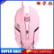 Cute USB Wired 3200DPI Adjustable Colorful Backlight Optical Gaming Mouse