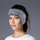 Winter Warm Double-Layer Fleece Scarf Neck Cover for Women Men (Light Gray)