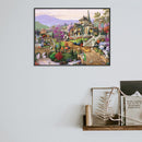5D DIY Full Drill Round Diamond Painting Cross Stitch Embroidery Home Decor