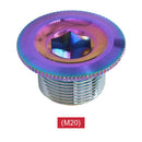 Bicycle Crank Bolt Cover Cap Aluminum Crankset Nuts Screw Fitting Cycling Parts