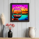 #A 5D Diamond Painting Cup View Full Round Drill Rhinestone DIY Home Decoratio