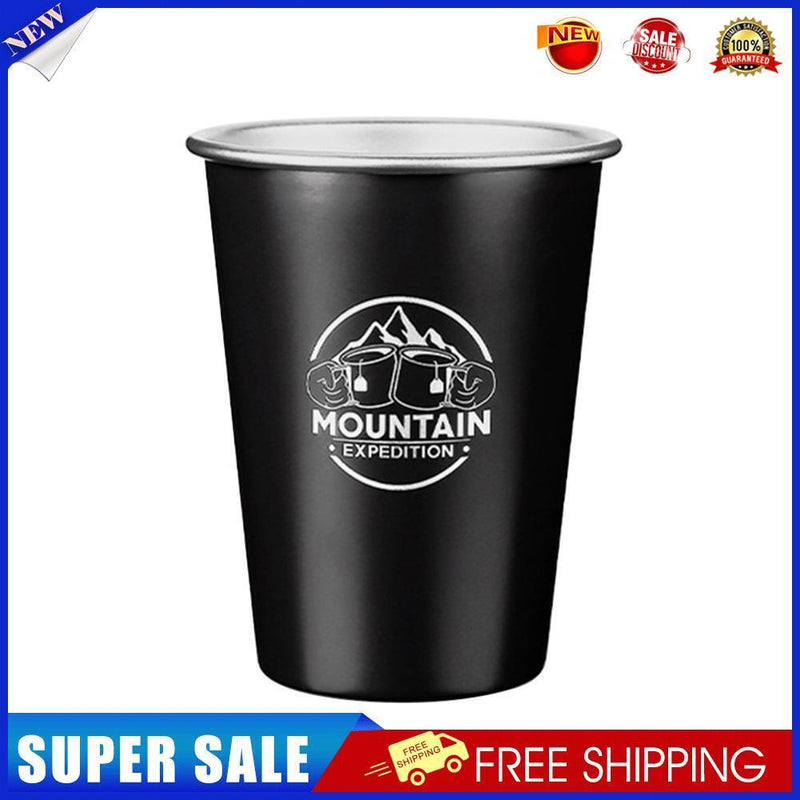 Stainless Steel Camping Cup Outdoor Travel Coffee Beer Drinks Mugs (Mud)