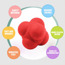 Reaction Ball Speed Agility Coordination Reflex Fitness Training (Red) Newly