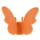 2pcs Butterfly Silicone Heat Insulation Clip Plate Protect Hand Tool(Orange