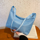 Fashion Women Small Nylon Bags Shopping Bag Lady Solid Color Small Handbags