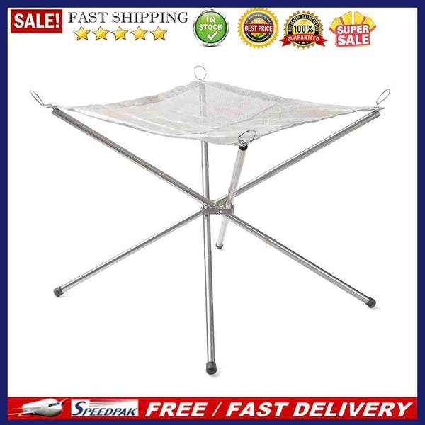 Portable Outdoor Camping Fire Rack Grill Folding Barbecue Grill Bonfire Stove