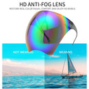 Full Face Cover Sunglasses Visor Protective Eyewear Goggle Unisex (Green)