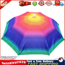 Fishing Umbrella Hat Foldable Outdoor Sun Shade Waterproof Cap (Multi) Newly