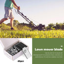 45pcs Mower Blades Stainless Steel Brush Cutter Parts for Trimming Machine Newly