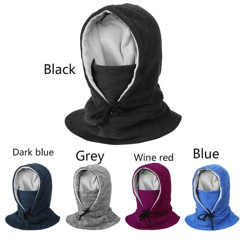 Winter Windproof Warm Plush Warm Cap Full Face Motorcycle Hat Cycling Hat