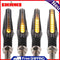 4x Amber LED Motorcycle Turn Signal Flowing Water Bendable Indicator Universal