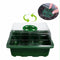 10pcs 12 Holes Planting Seed Starter Tray Kit Plant Germination Box w/ Dome Base