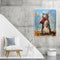 Cat in Scarf Oil Paint By Numbers Kit DIY Acrylic Painting on Canvas Decor