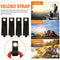 4pcs/Set Reusable Self-Adhesive Tie Strap Belt for Ground Peg Tent Poles Stor