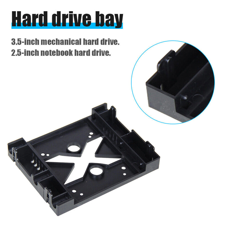 2.5 inch SSD HDD to 3.5 inch Mounting Fan Adapter Bracket Dock Hard Drive Holder