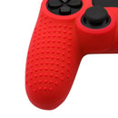 Non-slip Silicone Case Grip Cover for PS4 PS4 PRO Game Controller (Red)