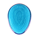 Hair Brush Egg Round Portable Hair Brushes Salon Detangling Comb (Blue) Newly
