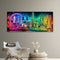 Colorful Famous Buildings Oil Paint By Numbers Kits DIY Handpainted Picture