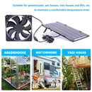 10W 12V Solar Exhaust Fan Air Extractor Portable Ventilator for Pet House