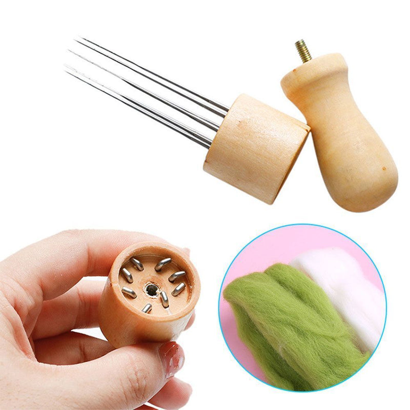 DIY Craft Finger Cots Wool Felt Tools Felting Needles Felt Needle Eight Needles