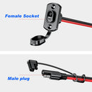 Car Battery Extension Tender SAE DC Power Automotive Panel Connector Cables