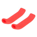 2pcs Brake Handle Lever Covers Scooter Antiskid Handle Protector (Red) Newly