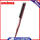 1pc Barber Pig Bristles Hair Comb Rat Tail Hairbrush Household Salon Dyeing Tool