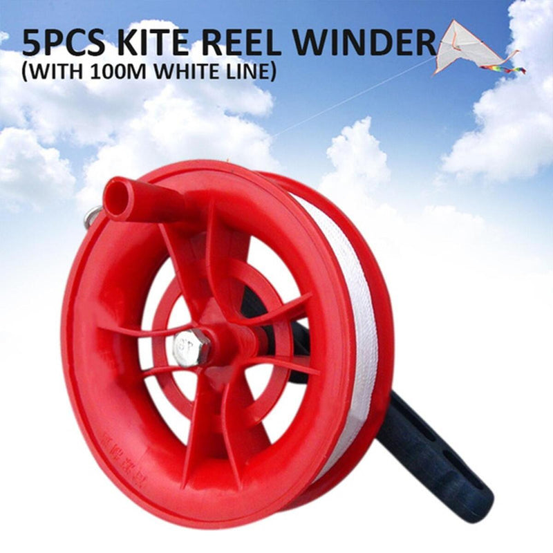 Kite Line Winder Reel Grip Wheel & 100M Nylon String Kite L3 Flying Line Y2J2