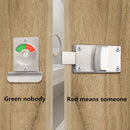 off Partition Door Lock Toilet Convenient Lock Tool Stainless Steel Door Lock