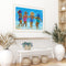 Beach Girls Oil Paint by Numbers Hand Painted Frameless Picture Home Orname