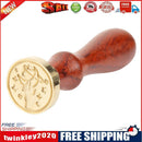 Retro Envelope Wax Seal Stamps Wooden Handle Sealing Wax DIY Crafts (K01)