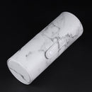 Travel PU Marbling Makeup Brushes Pen Holder Storage Cosmetic Case Box(M)