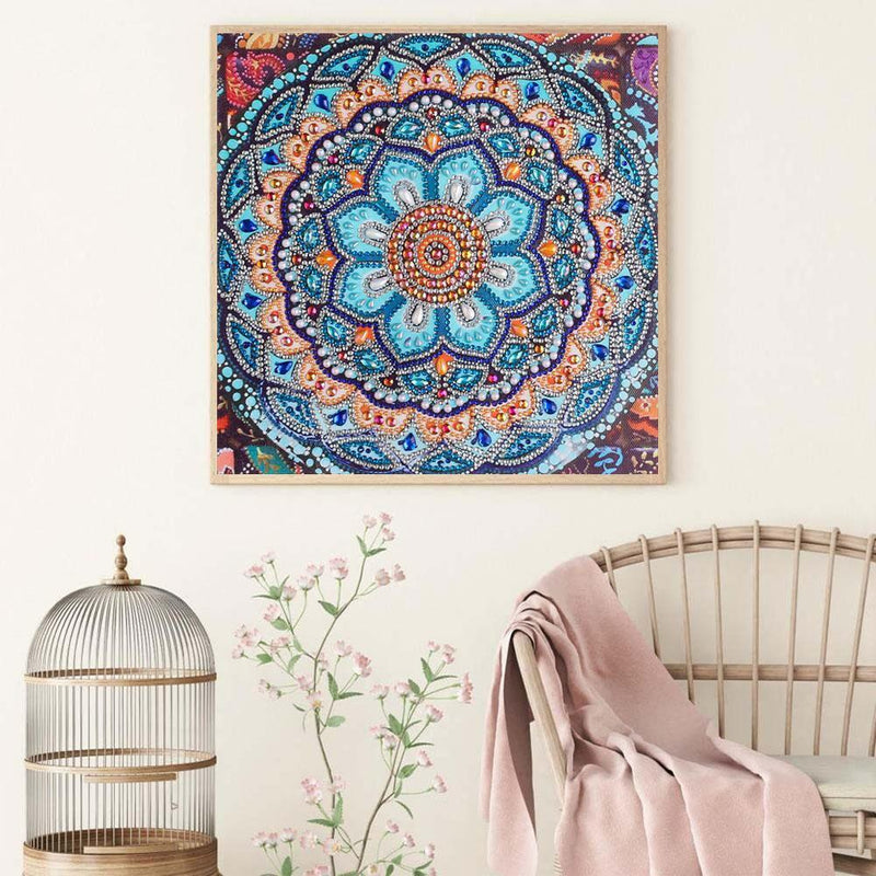 5D DIY Special Shaped Diamond Painting Mandala Cross Stitch Kits (DZ240) Newly