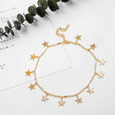 Simple Stars Necklace Fashion Pendant Women Charm Clavicle Chain Jewelry Gi