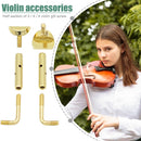 2pcs/Set Violin 3/4 4/4 Adjustable Chin Rest Clamp Violin Chinrest Fixed Screws