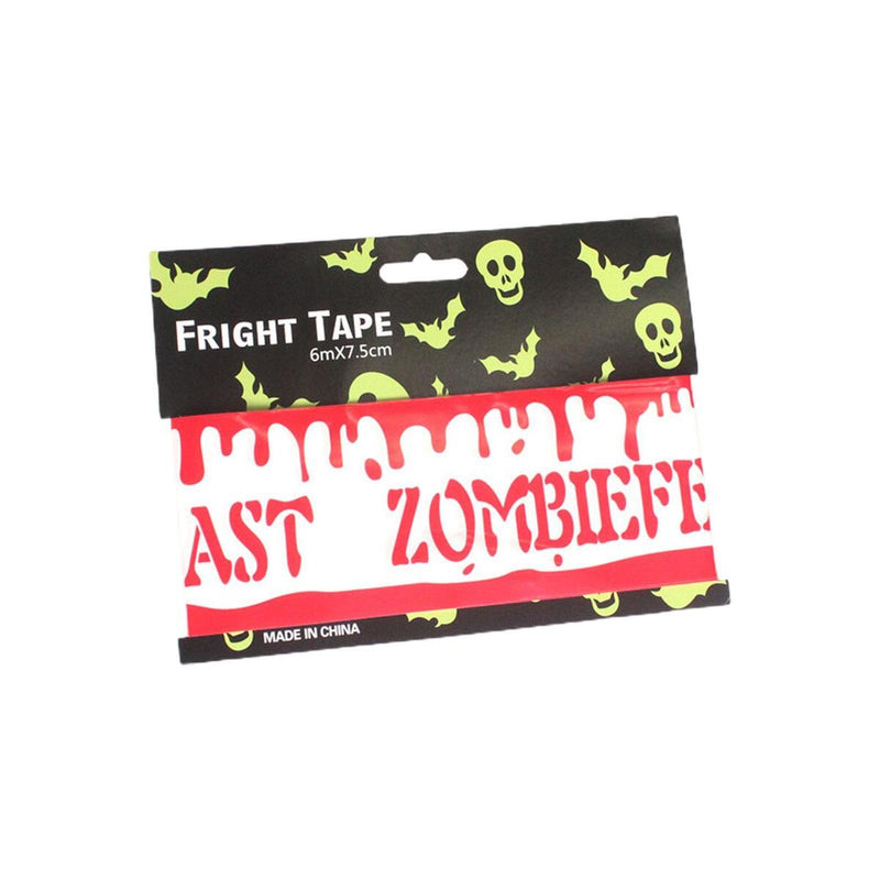 Halloween Warning Tape Sign Props Danger Warning Line Isolation Belt`