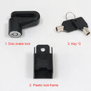 #A Multifunctional Electric Scooter Disc Brake Lock Anti Theft Accessories Wheel