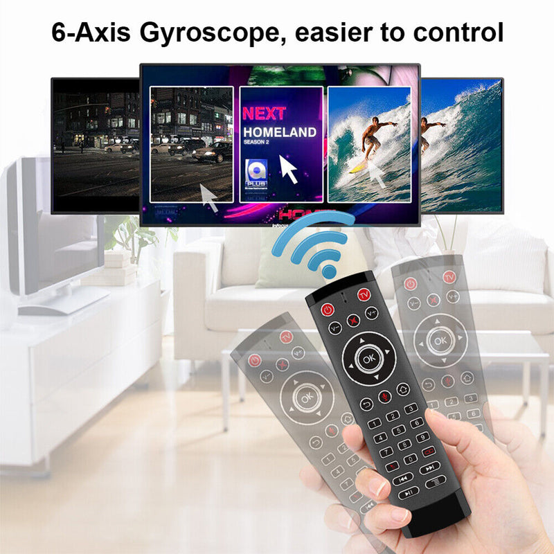 T1 Pro 2.4G Wireless Air Mouse Gyro Remote Control Voice for Android TV Box